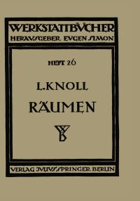 Book Cover for Räumen by Leonhard Knoll