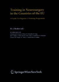 Book Cover for Training in Neurosurgery in the Countries of the EU by H.-J. Reulen