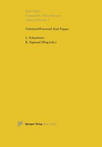 Book Cover for Gesammelte Abhandlungen I - Collected Works I by Hans Hahn
