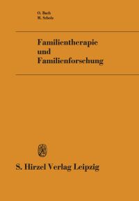 Book Cover for Familientherapie Und Familienforschung by O Bach, M Scholz