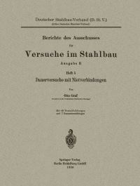 Book Cover for Dauerversuche Mit Nietverbindungen by Otto Graf