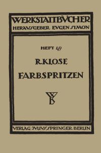 Book Cover for Farbspritzen by R Klose