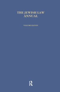 Book Cover for Jewish Law Annual (Vol 11) by Bernard S Jackson