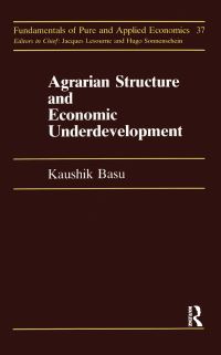 Book Cover for Agrarian Structure And Economi by Kaushik Basu