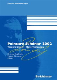 Book Cover for Poincaré Seminar 2002 by Vincent Rivasseau