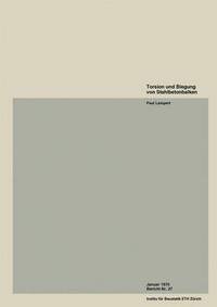 Book Cover for Torsion Und Biegung Von Stahlbetonbalken by P Lampert
