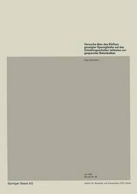 Book Cover for Versuche Uber Den Einfluß Geneigter Spannglieder Auf Das Schubtragverhalten Teilweise Vorgespannter Betonbalken by H Bachmann