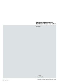 Book Cover for Plastische Berechnung Von Stahlbetonscheiben Und -Balken by P Müller