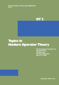Book Cover for Topics in Modern Operator Theory by Constantin, Douglas, Nagy, Voiculescu