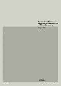 Book Cover for Zugversuche an Mauerwerkswanden Aus Siporex (Gasbeton) Mit Murfor-Bewehrung by GUGGISBERG, PRALONG, THÜRLIMANN