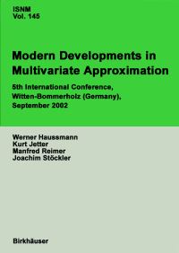 Book Cover for Modern Developments in Multivariate Approximation by Werner Haussmann, Kurt Jetter, Manfred Reimer, Joachim Stöckler