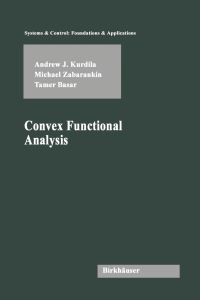 Book Cover for Convex Functional Analysis by Andrew J Kurdila, Michael Zabarankin