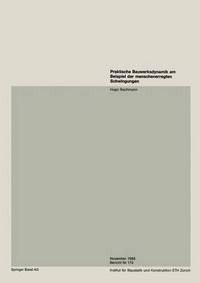 Book Cover for Praktische Bauwerksdynamik Am Beispiel Der Menschenerregten Schwingungen by H Bachmann