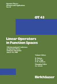 Book Cover for Linear Operators in Function Spaces by G Arsene