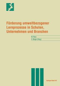 Book Cover for Förderung Umweltbezogener Lernprozesse in Schulen, Unternehmen Und Branchen by M Roux