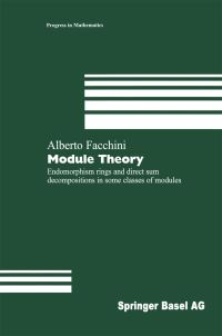 Book Cover for Module Theory by Alberto Facchini