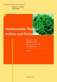 Book Cover for Antirheumatic Therapy by Richard O Day