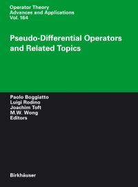 Book Cover for Pseudo-Differential Operators and Related Topics by Paolo Boggiatto, Luigi Rodino, Joachim Toft, M W Wong