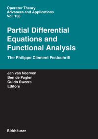 Book Cover for Partial Differential Equations and Functional Analysis by Philippe Clément, Erik Koelink