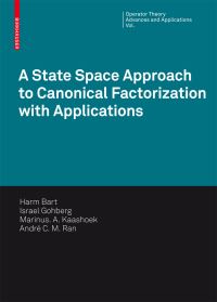 Book Cover for A State Space Approach to Canonical Factorization With Applications by H Bart
