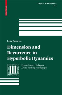 Book Cover for Dimension and Recurrence in Hyperbolic Dynamics by Luís Barreira