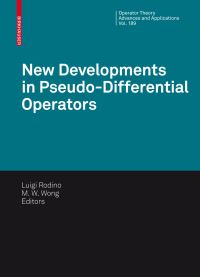 Book Cover for New Developments in Pseudo-Differential Operators by Luigi Rodino, M W Wong