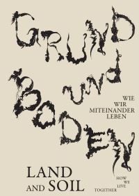Book Cover for Grund Und Boden / Land and Soil by Kolja Reichert, Studio Pyda
