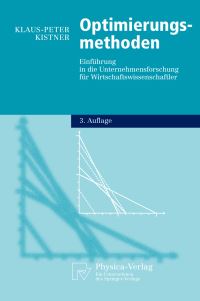 Book Cover for Optimierungsmethoden by KlausPeter Kistner