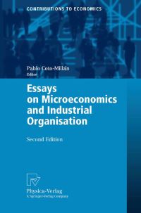 Book Cover for Essays on Microeconomics and Industrial Organisation by Pablo CotoMillán