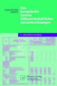 Book Cover for Das Europäische System Volkswirtschaftlicher Gesamtrechnungen by HansPeter Nissen