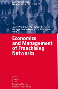 Book Cover for Economics and Management of Franchising Networks by Josef Windsperger