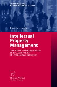 Book Cover for Intellectual Property Management by Klaus Jennewein