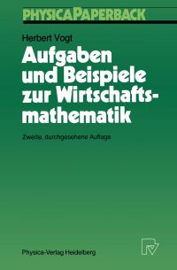 Book Cover for Aufgaben Und Beispiele Zur Wirtschaftsmathematik by Herbert Vogt