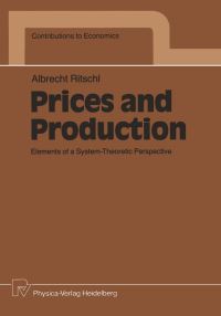Book Cover for Prices and Production by Albrecht Ritschl