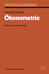 Book Cover for Ökonometrie by Hans Schneeweiß