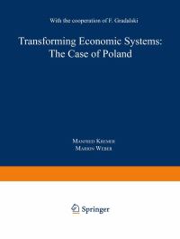 Book Cover for Transforming Economic Systems: The Case of Poland by Manfred Kremer, Marion Weber