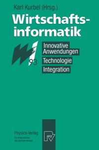 Book Cover for Wirtschaftsinformatik '93 by Karl Kurbel