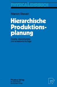 Book Cover for Hierarchische Produktionsplanung by Marion Steven