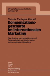 Book Cover for Kompensationsgeschäfte Im Internationalen Marketing by Claudia Fantapie Altobelli