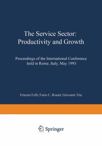 Book Cover for The Service Sector: Productivity and Growth by Ernesto Felli, Furio C Rosati, Giovanni Tria