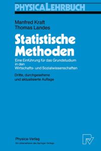 Book Cover for Statistische Methoden by Manfred Kraft, Thomas Landes