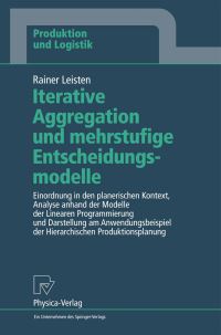 Book Cover for Iterative Aggregation Und Mehrstufige Entscheidungsmodelle by Rainer Leisten