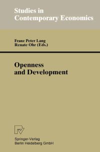 Book Cover for Openness and Development by Franz P Lang, Renate Ohr