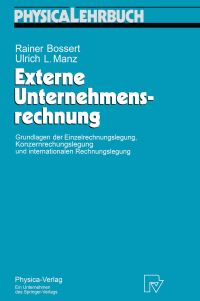 Book Cover for Externe Unternehmensrechnung by Rainer Bossert, Ulrich Manz