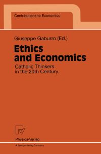 Book Cover for Ethics and Economics by Giuseppe Gaburro