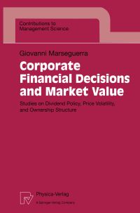 Book Cover for Corporate Financial Decisions and Market Value by Giovanni Marseguerra
