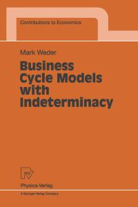 Book Cover for Business Cycle Models With Indeterminacy by Mark Weder
