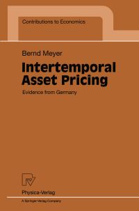 Book Cover for Intertemporal Asset Pricing by Bernd Meyer