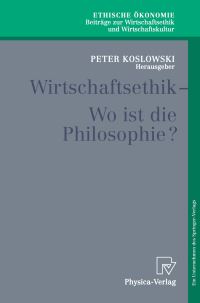 Book Cover for Wirtschaftsethik by Peter Koslowski