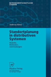Book Cover for Standortplanung in Distributiven Systemen by Andreas Klose